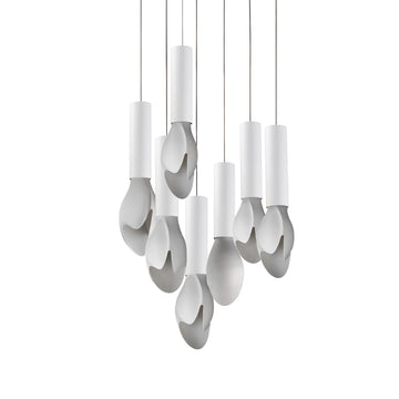 Studio M Burgeon SM30147WTWT Multi-Light Pendant - White