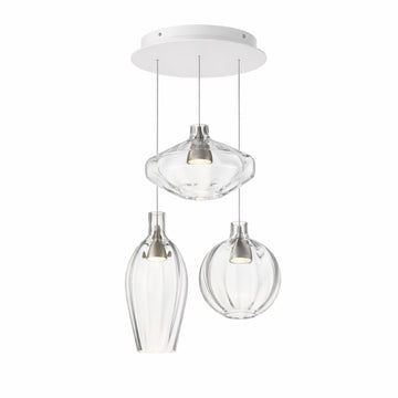 Studio M Ray Dance SM49314CL Multi-Light Pendant - Brushed Aluminum