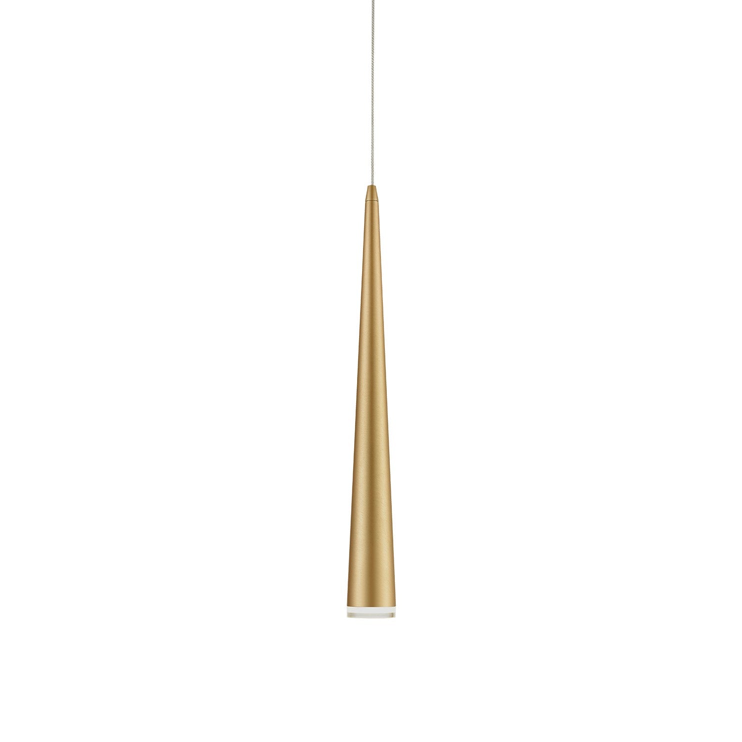 Kuzco Lighting 401215BG-LED Mina Pendant Light Brushed Gold