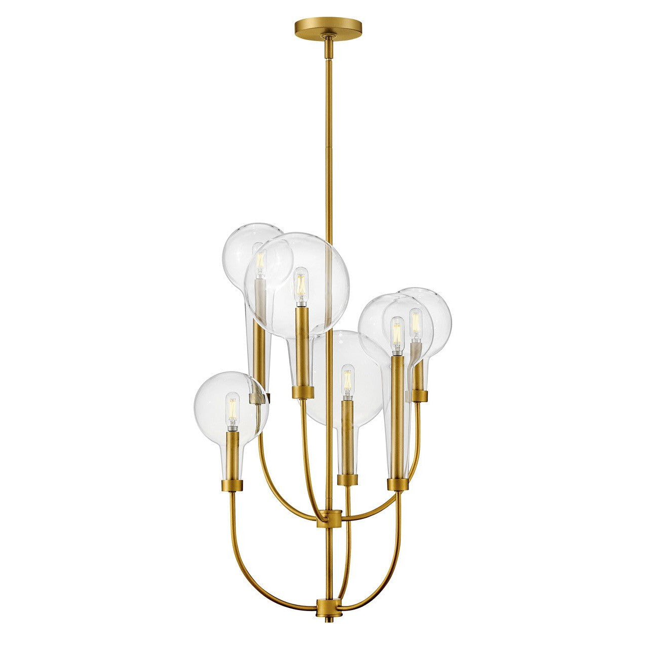 Hinkley Alchemy 30525LCB Gold Chandelier Light Fixture - Lacquered Brass