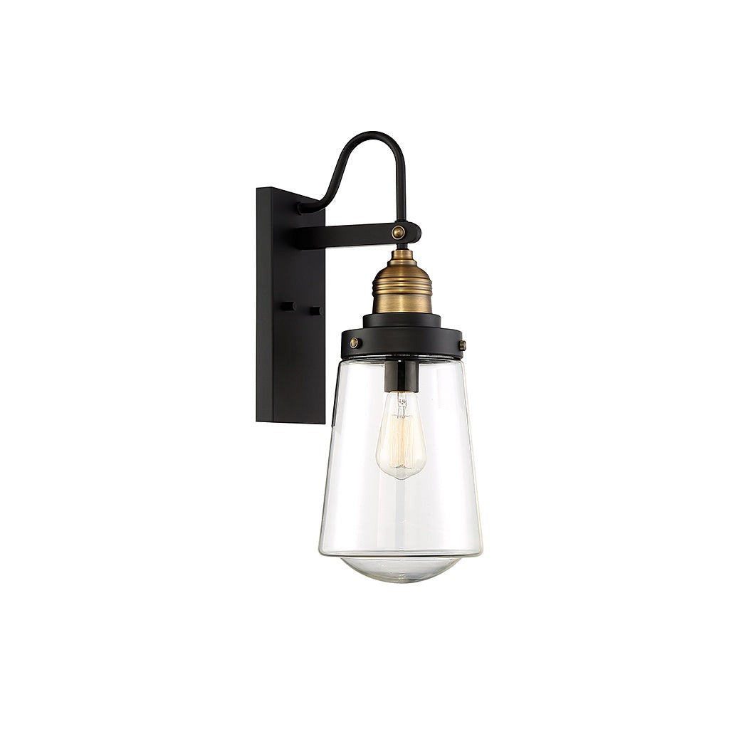Savoy House Macauley 5-2066-51 Vintage Outdoor Wall Sconce Light - Black