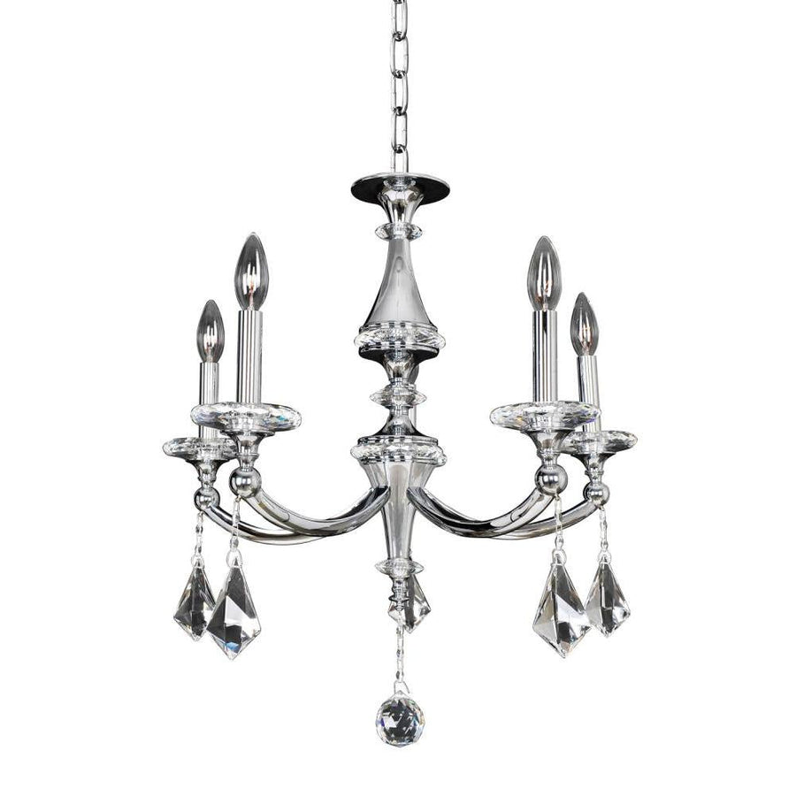 Floridia Luxury Crystal Chandelier – Polished Chrome