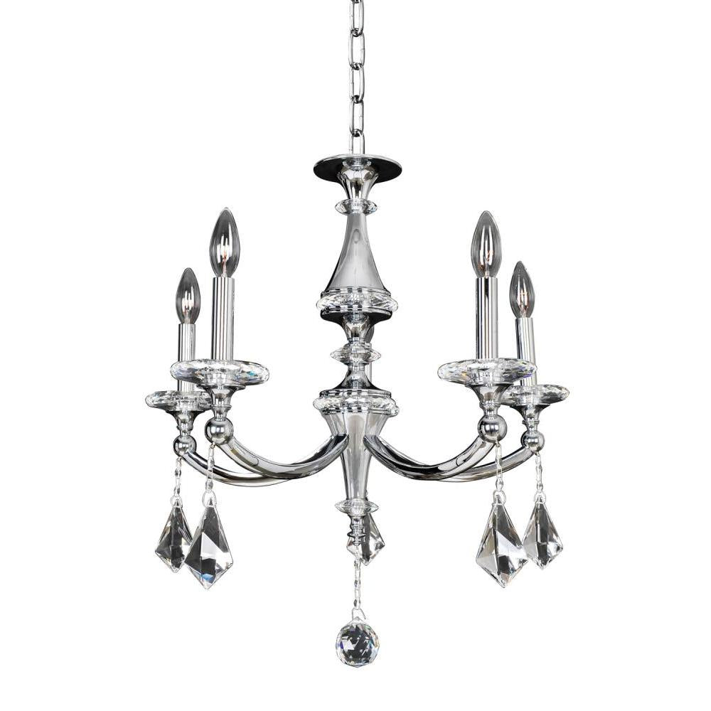 Floridia Luxury Crystal Chandelier – Polished Chrome