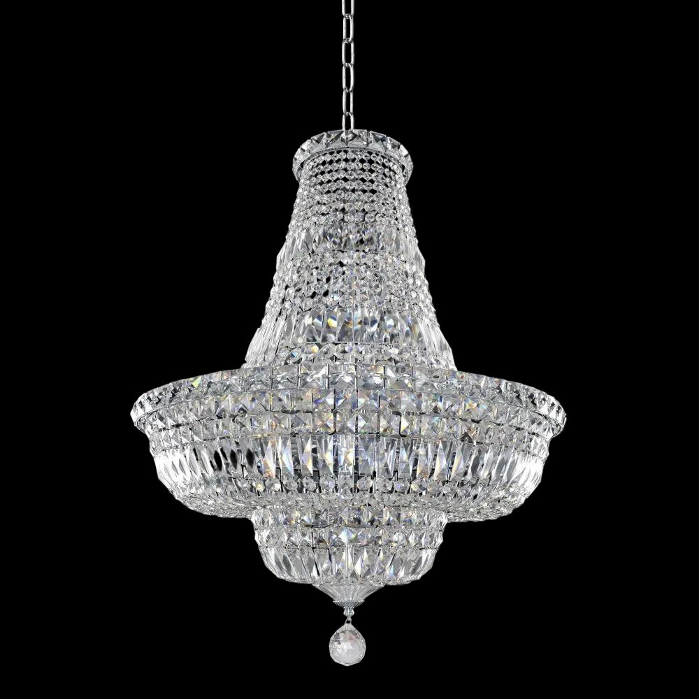 Betti Luxury Crystal Pendant – Polished Chrome