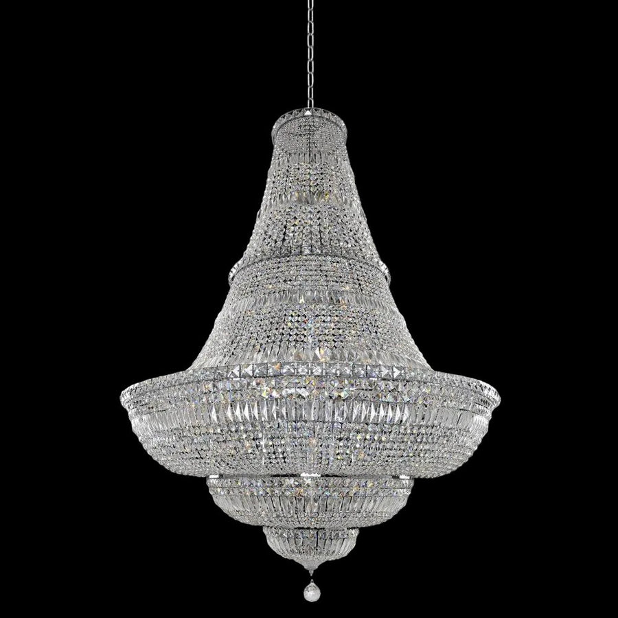 Betti Luxury Crystal Pendant – Polished Chrome