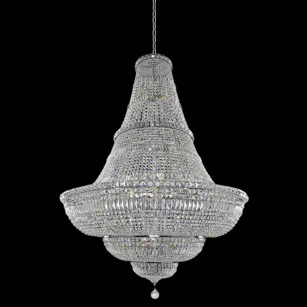 Betti Luxury Crystal Pendant – Polished Chrome