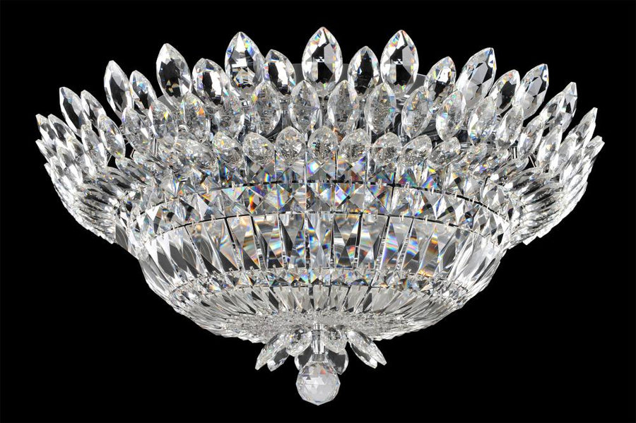Belluno 27 Inch Flush Mount - Chrome by Allegri Crystal