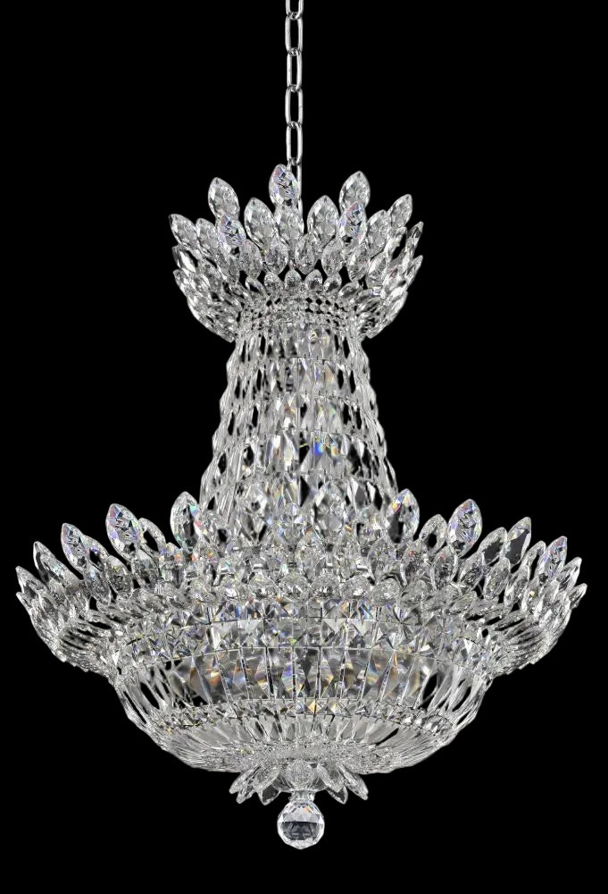 Belluno 27 Inch Pendant - Chrome by Allegri Crystal