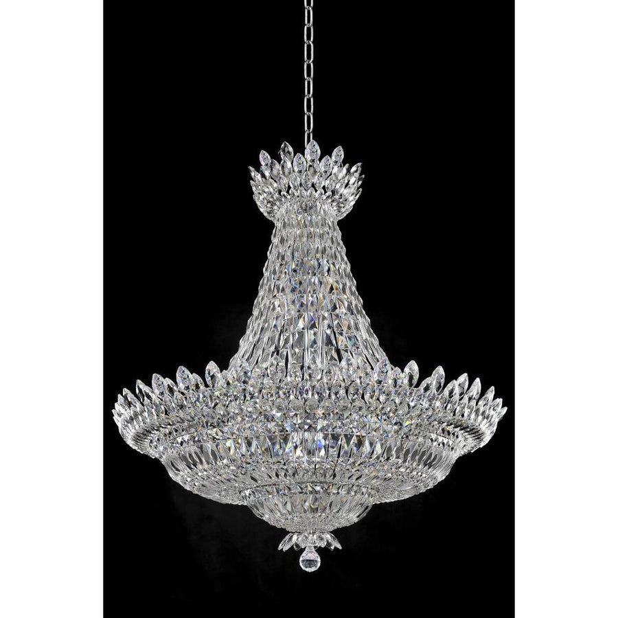 Belluno Luxury Crystal Pendant – Polished Chrome