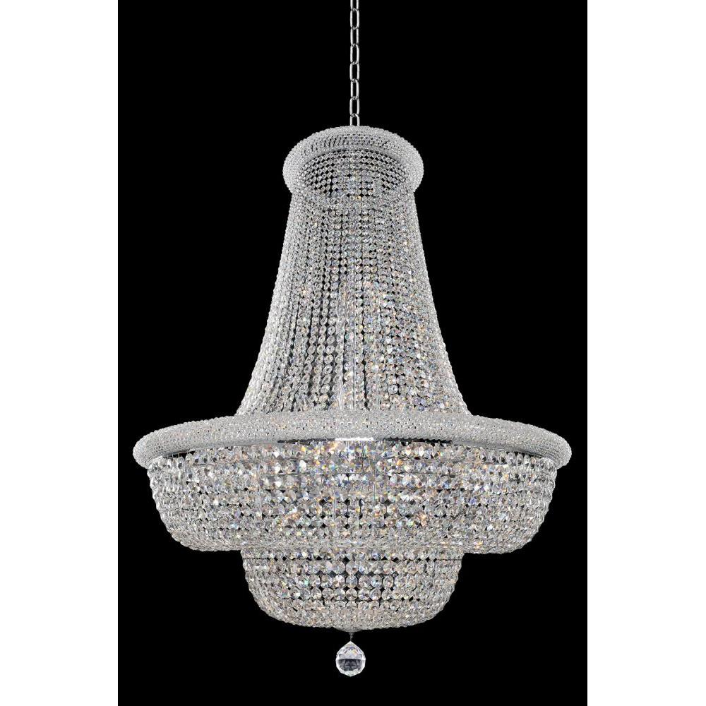 Napoli Luxury Crystal Pendant – Polished Chrome