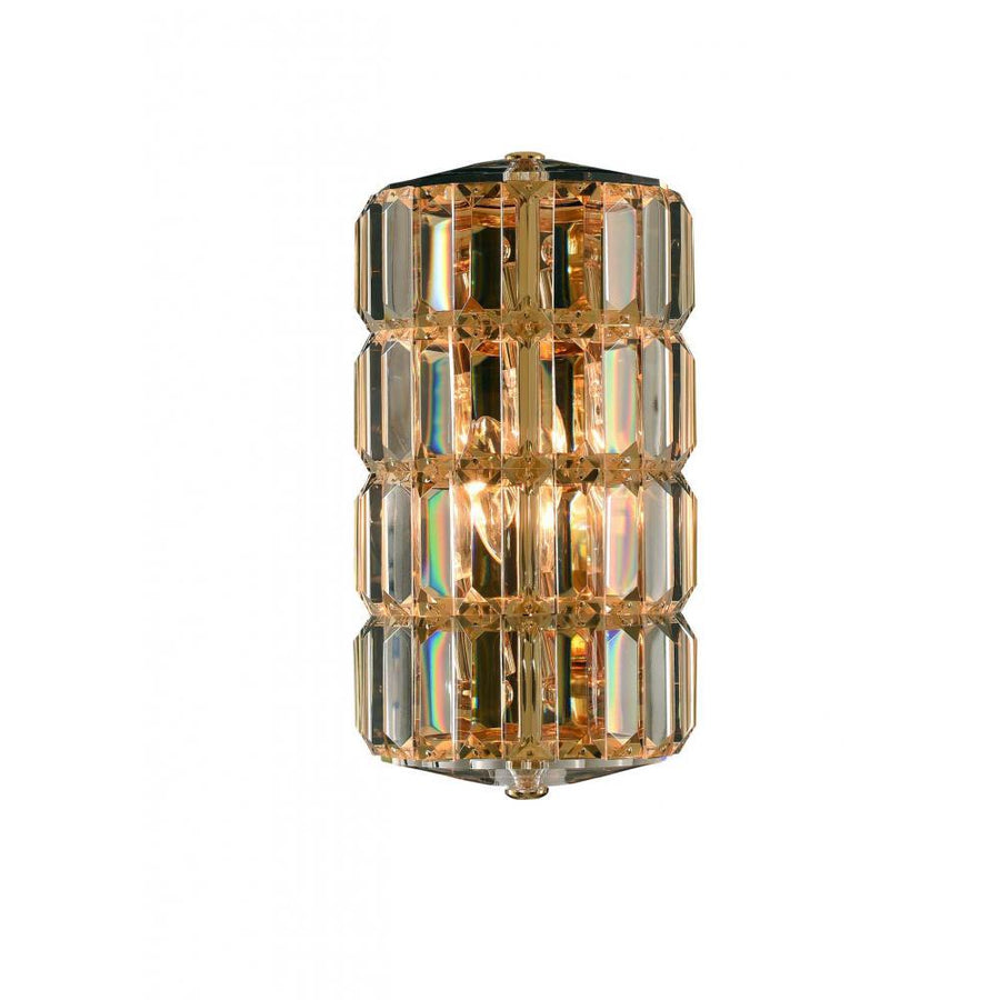 Julien Luxury Crystal Wall Sconce – 18K Gold