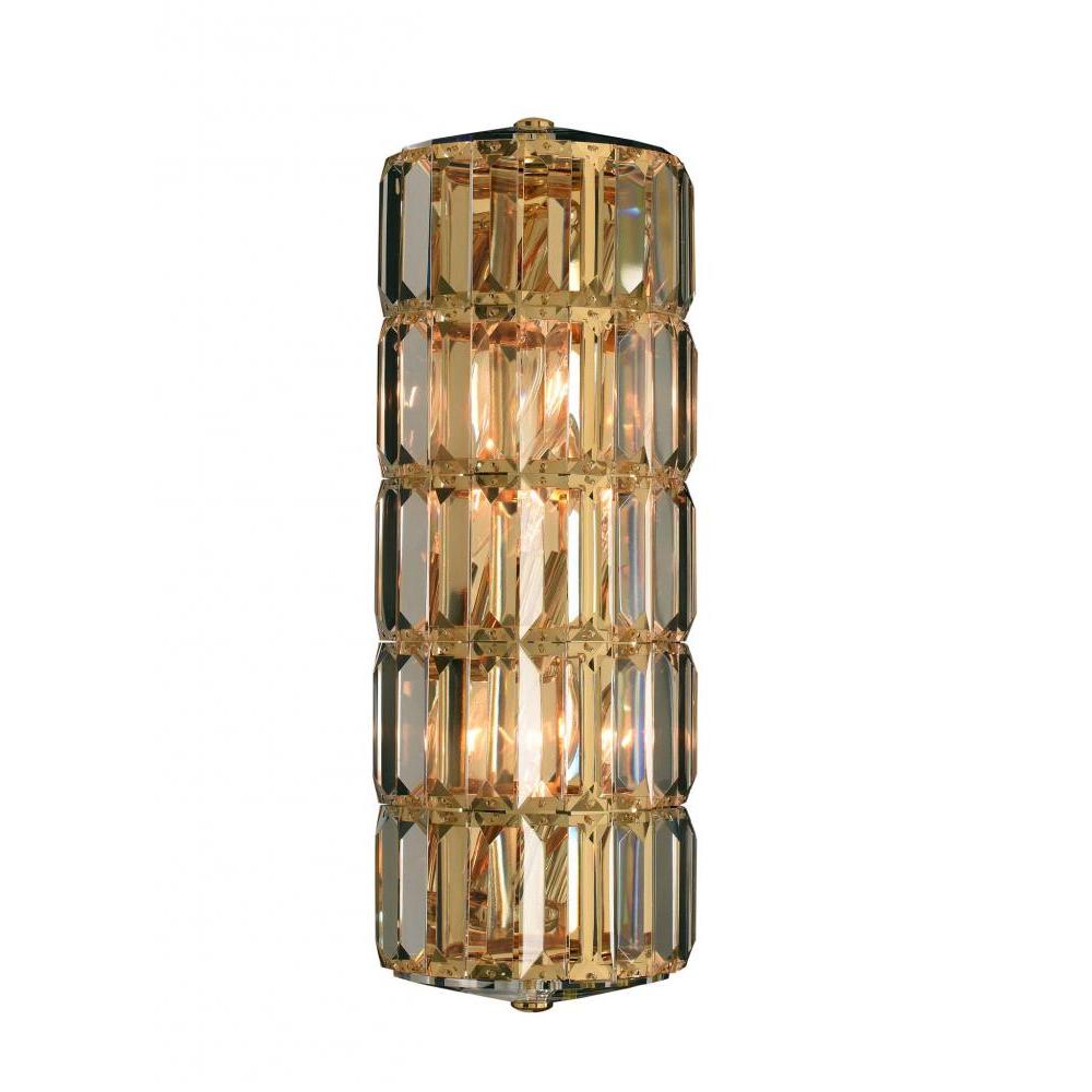 Julien Luxury Crystal Wall Sconce – 18K Gold