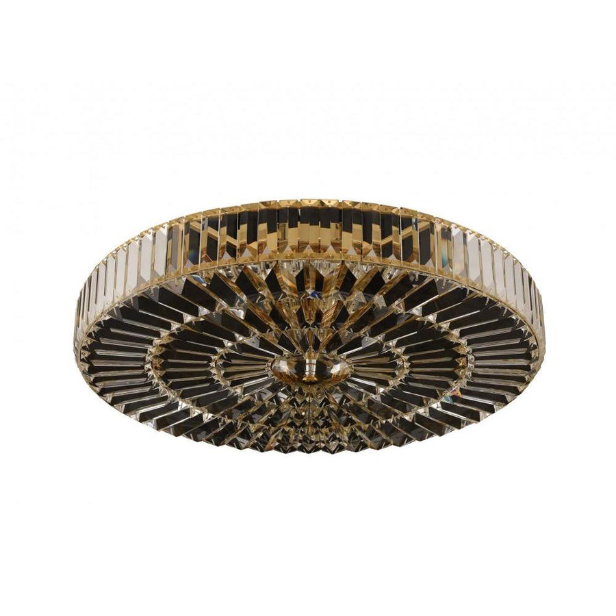 Julien Luxury Crystal Flush Mount Light – 18K Gold