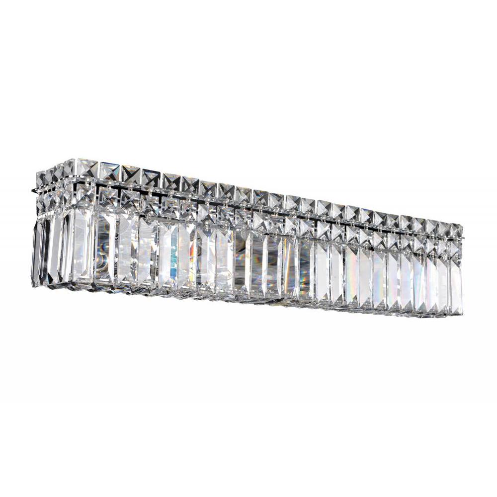 Vanita Luxury Crystal Bath Light – Polished Chrome