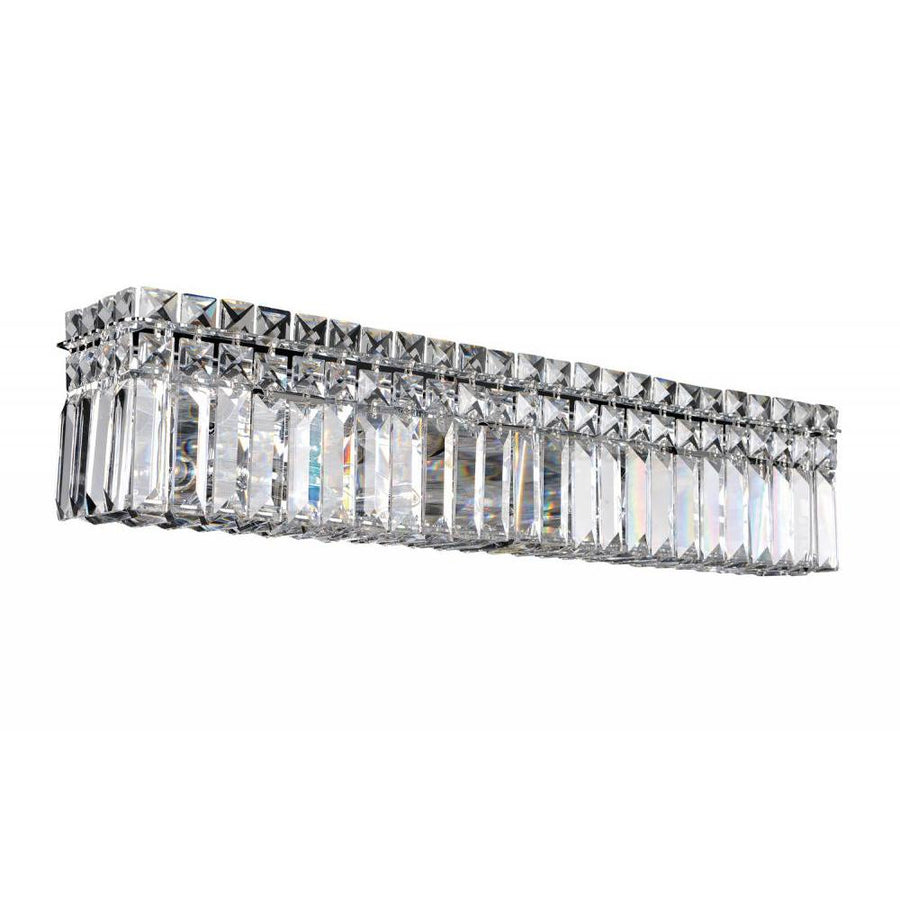 Vanita Luxury Crystal Bath Light – Polished Chrome