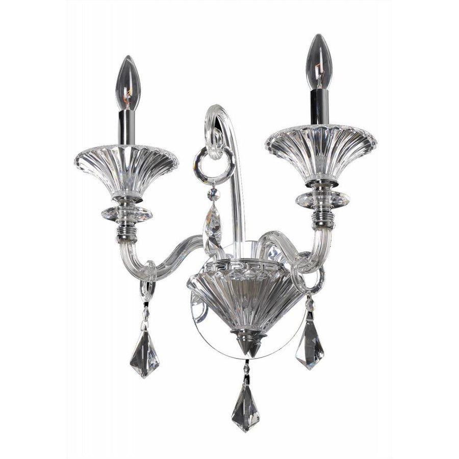 Chauvet Luxury Crystal Wall Sconce – Polished Chrome