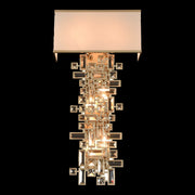 Vermeer 6 Light Wall Sconce – Brushed Champagne Gold by Allegri Crystal