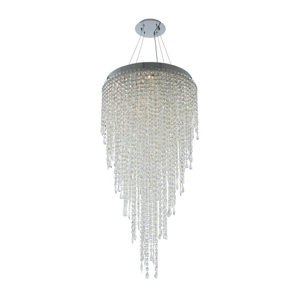 Tenuta Luxury Crystal Pendant – Polished Chrome