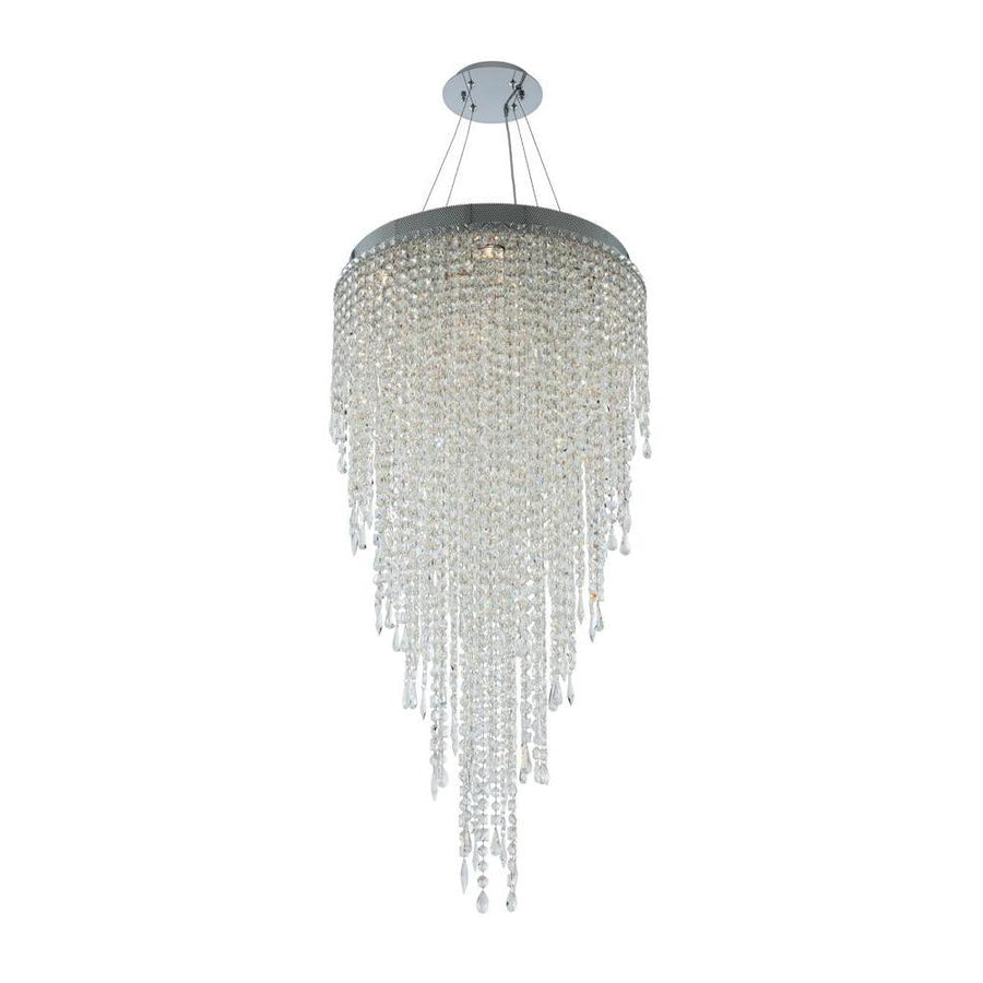 Tenuta Luxury Crystal Pendant – Polished Chrome