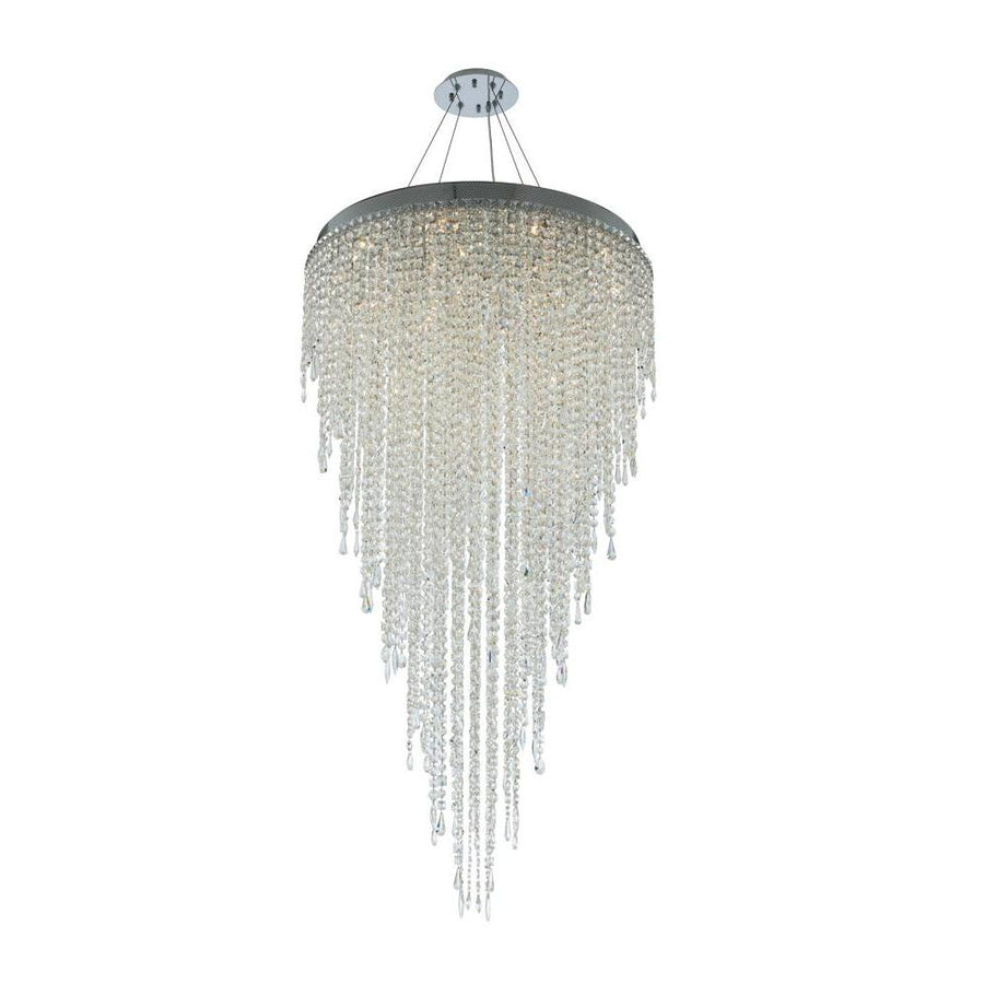Tenuta Luxury Crystal Pendant – Polished Chrome
