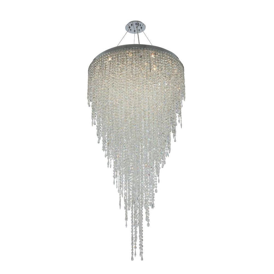Tenuta Luxury Crystal Pendant – Polished Chrome