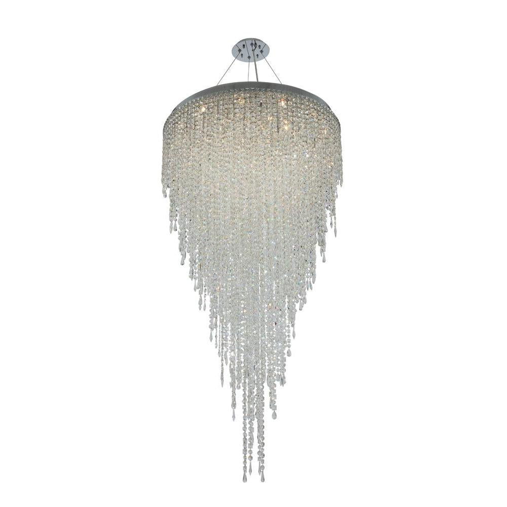 Tenuta Luxury Crystal Pendant – Polished Chrome