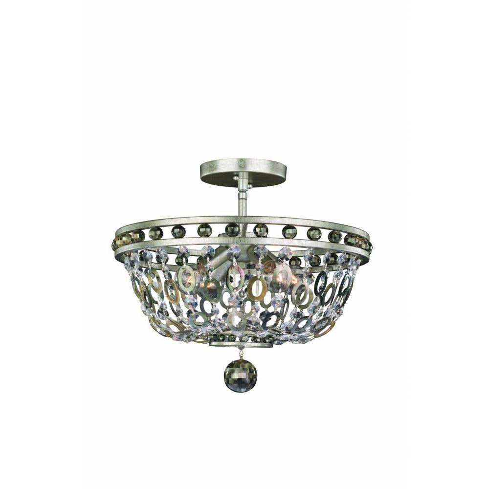 Lucia 4 Light Semi Flush Mount