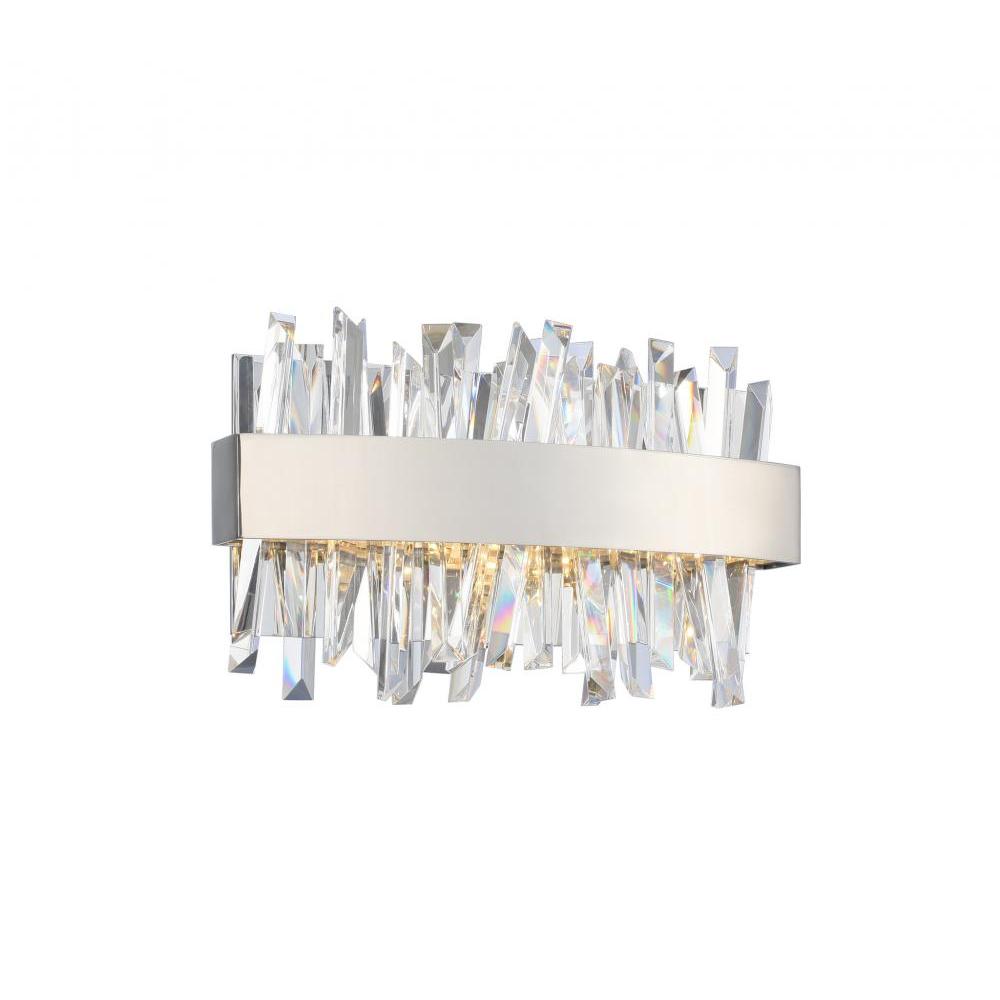 Glacier Luxury Crystal Island Chandelier – Polished Chrome