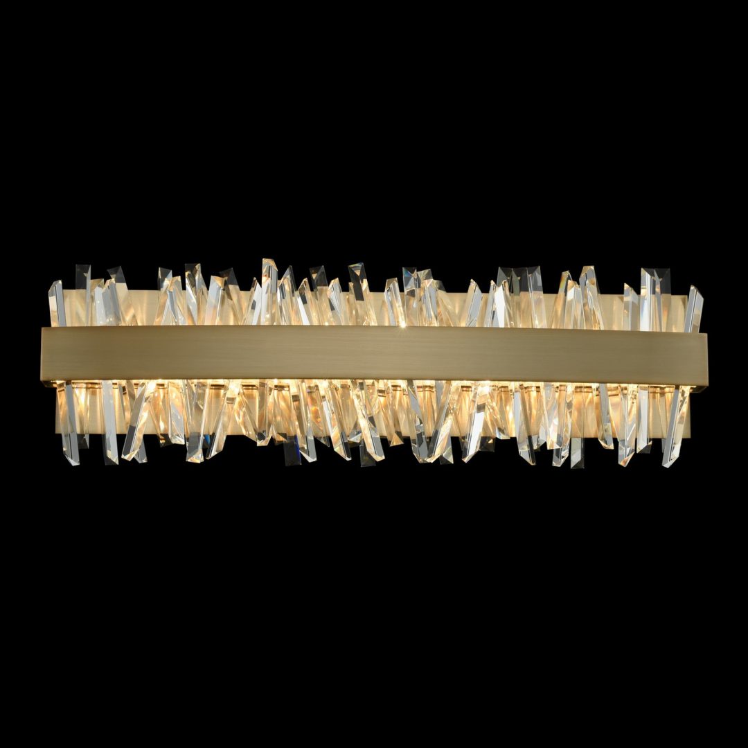 Glacier 24 inch LED ADA Bath Vanity Light – Brushed Champagne Gold