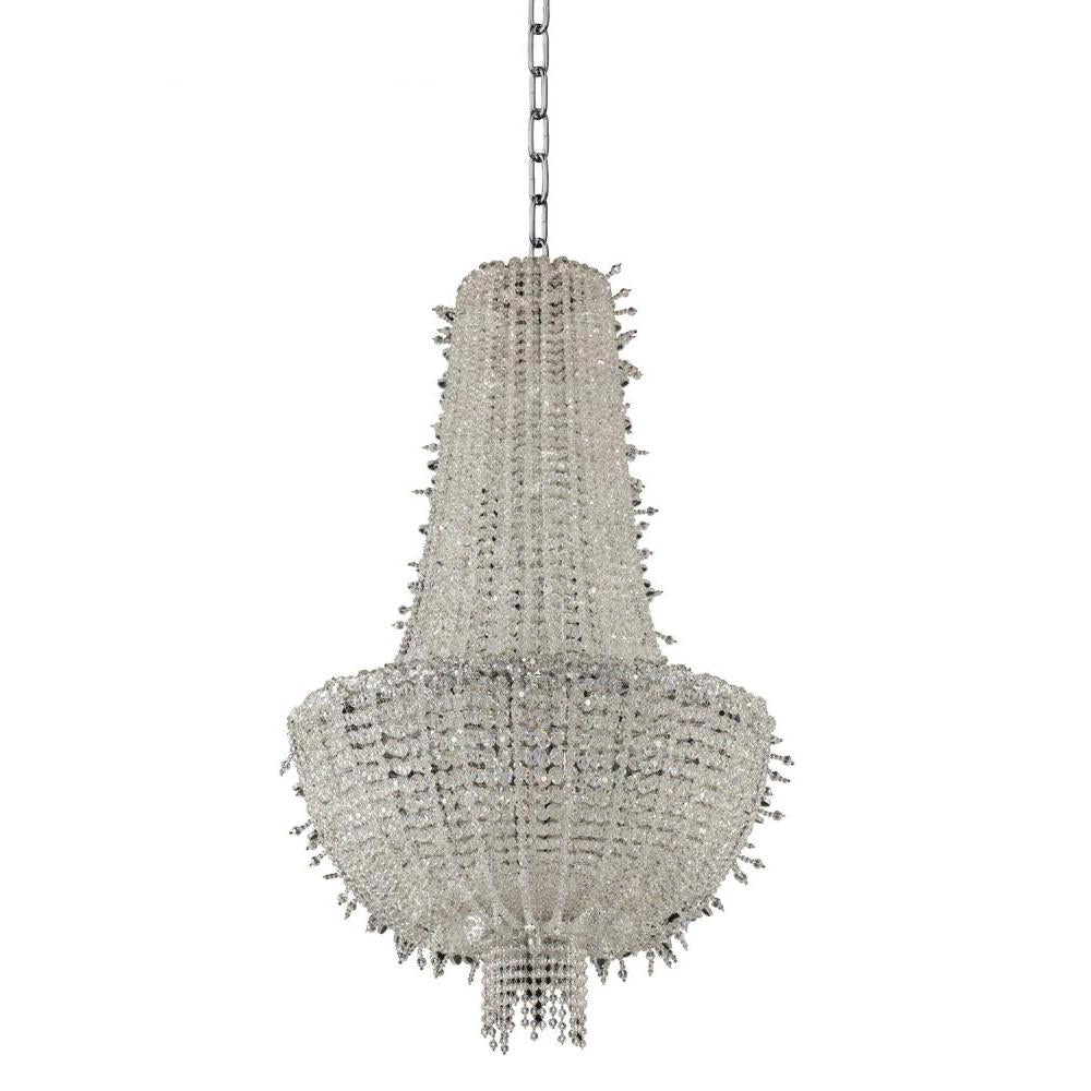 Cielo Luxury Crystal Pendant – Polished Chrome