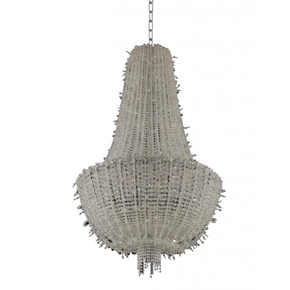 Cielo Luxury Crystal Pendant – Polished Chrome