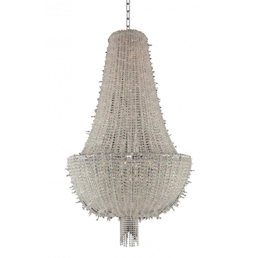 Cielo Luxury Crystal Pendant – Polished Chrome