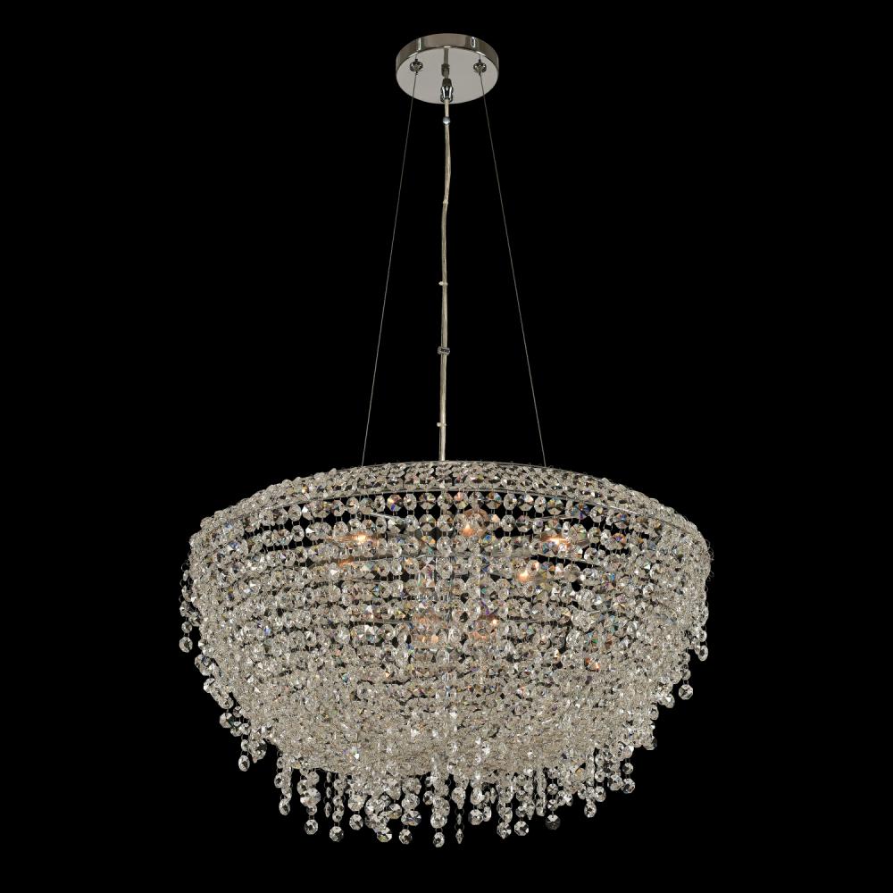 Massimo Luxury Crystal Pendant – Polished Chrome