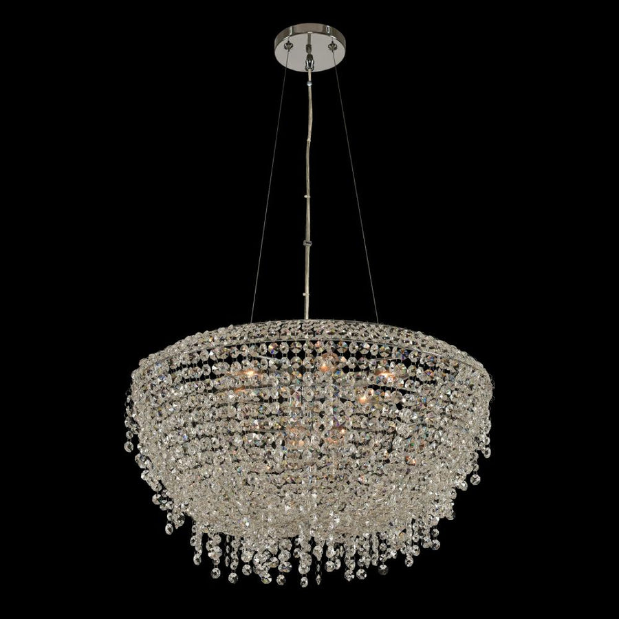Massimo Luxury Crystal Pendant – Polished Chrome