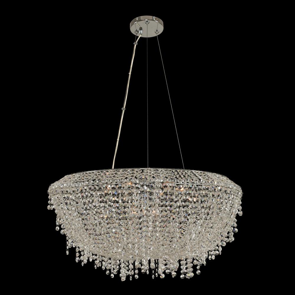 Massimo Luxury Crystal Pendant – Polished Chrome
