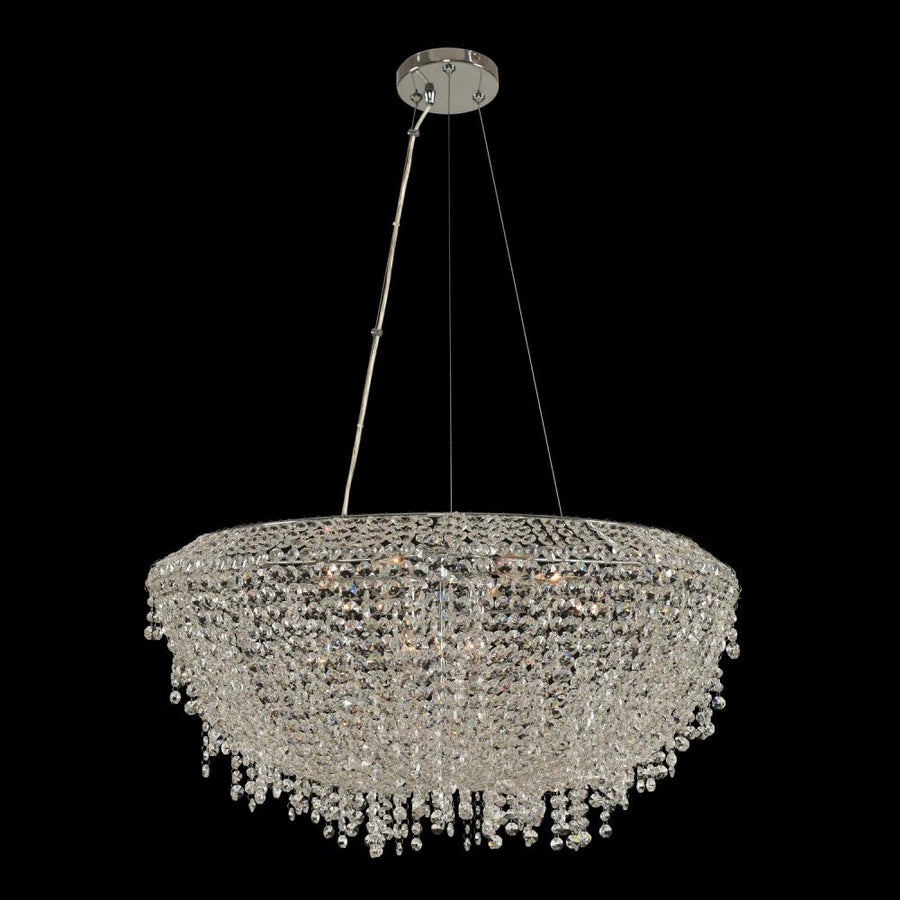 Massimo Luxury Crystal Pendant – Polished Chrome
