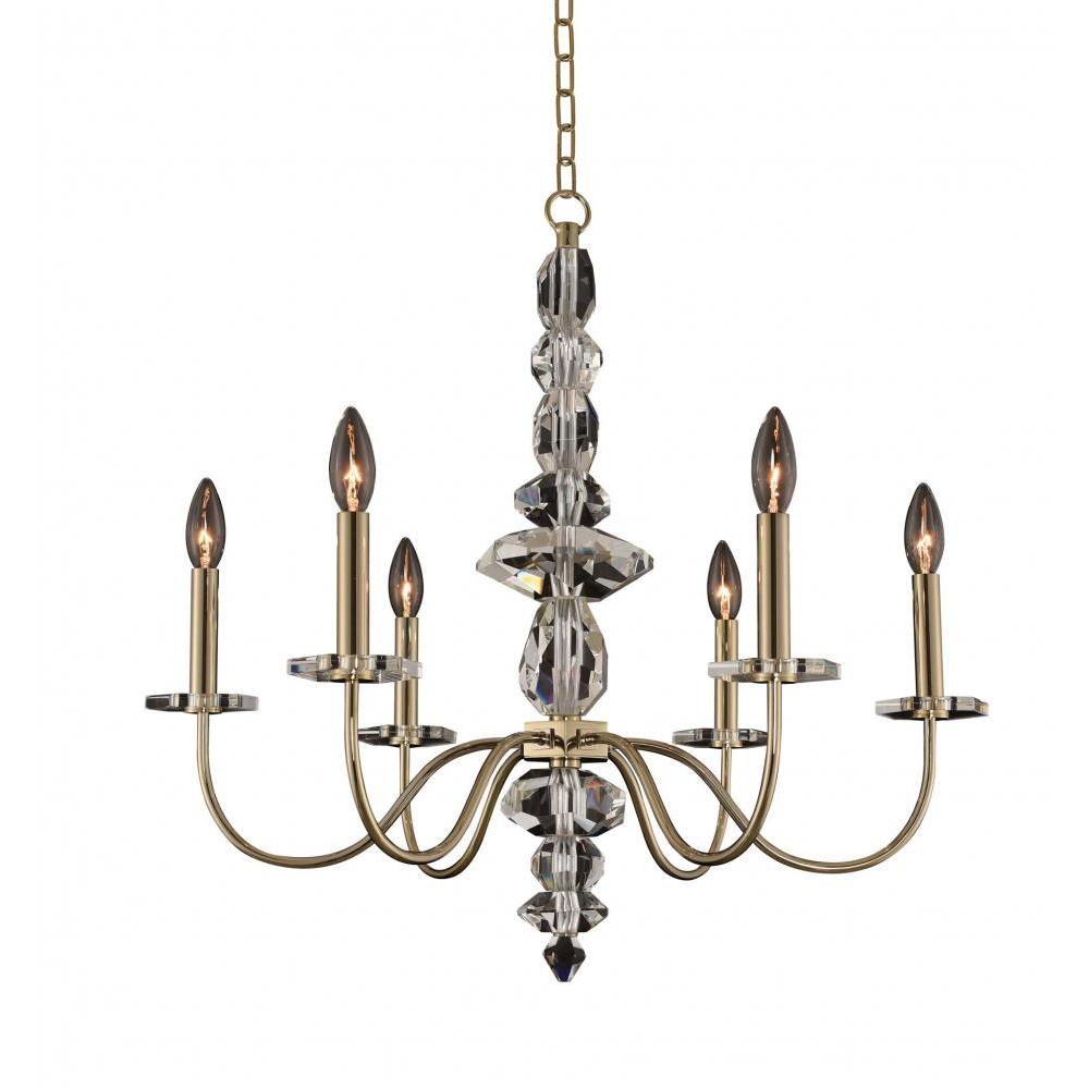 Bolivar Luxury Crystal Chandelier – Champagne Gold