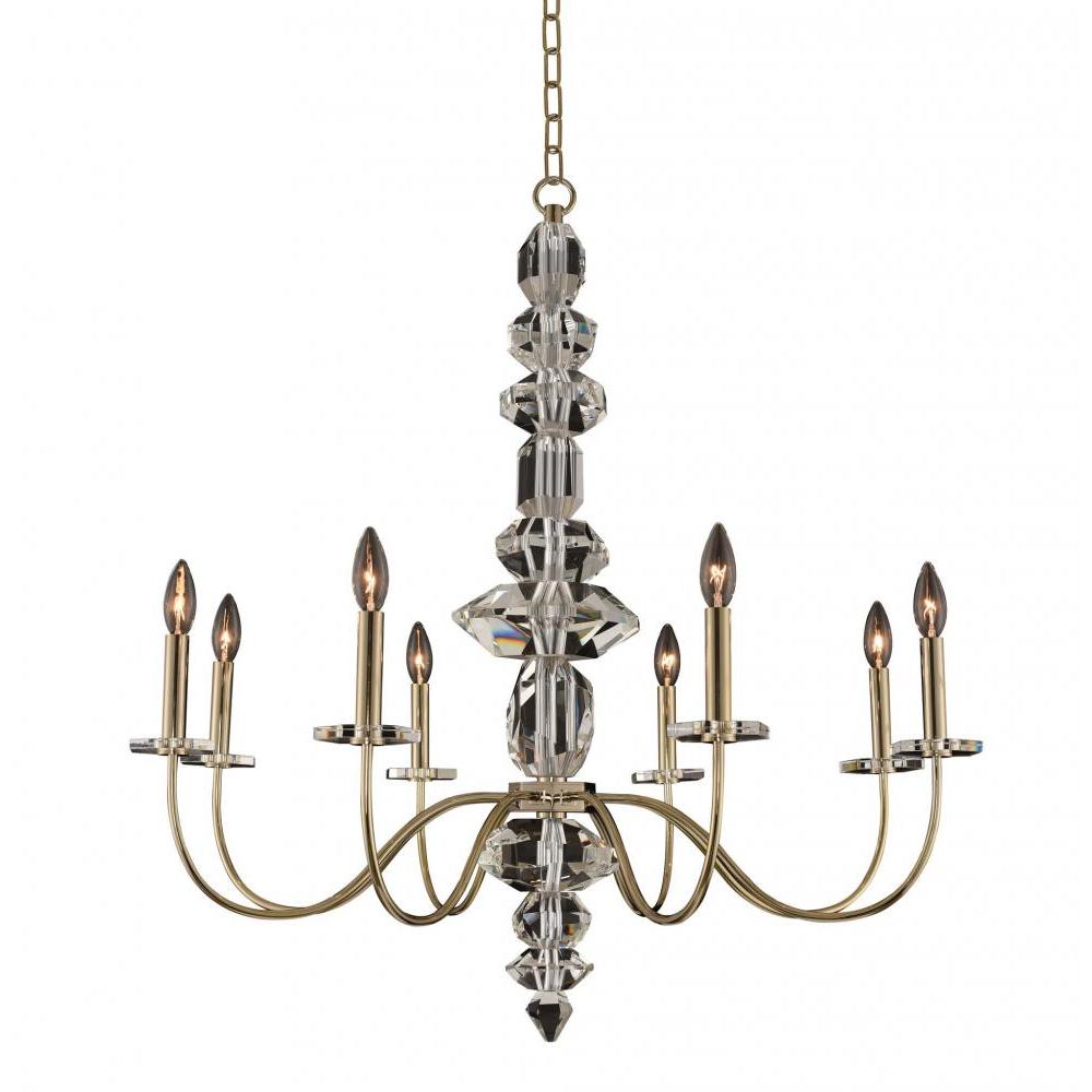 Bolivar Luxury Crystal Chandelier – Champagne Gold