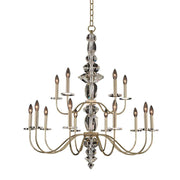 Bolivar (10+5) Light 2 Tier Chandelier