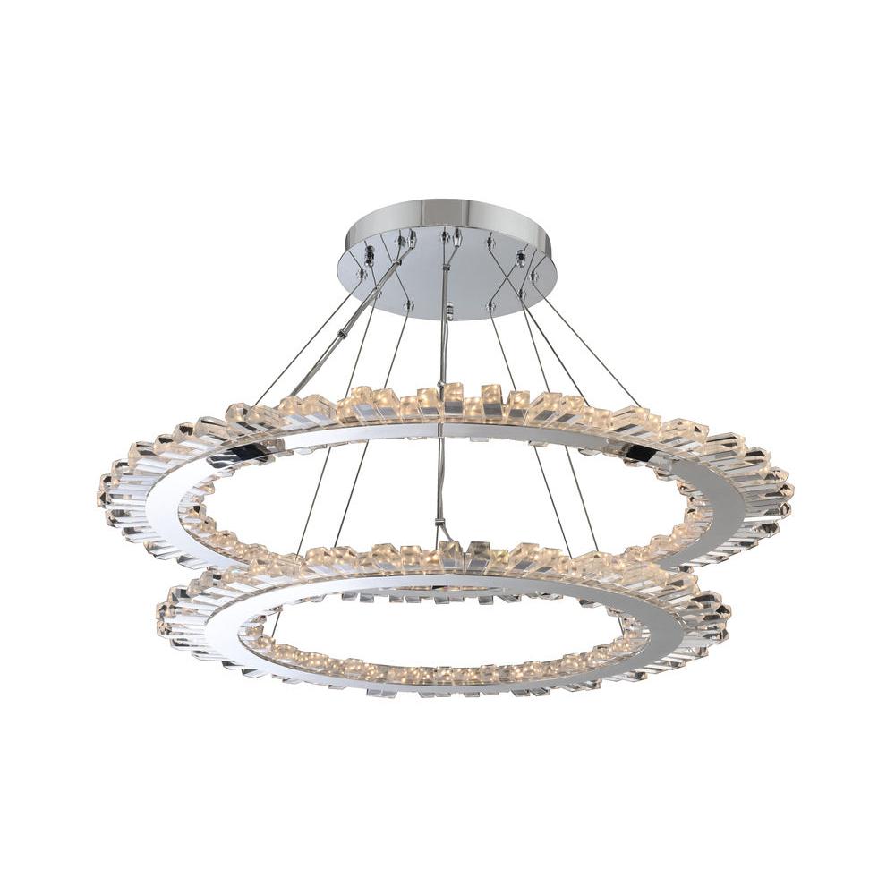 Quasar (34+42) Inch 2 Tier Pendant