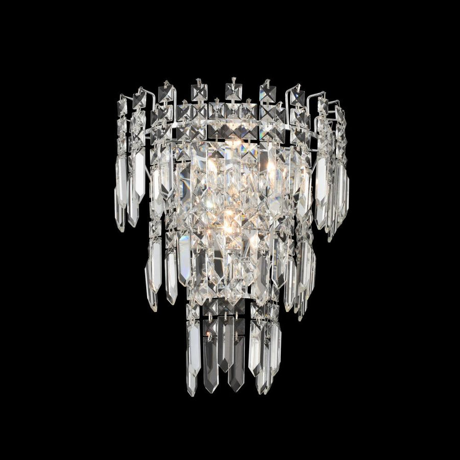 Pandoro Luxury Crystal Wall Sconce – Polished Chrome