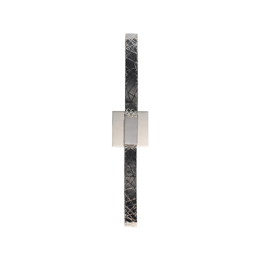 Athena Luxury Crystal Wall Sconce – Polished Nickel