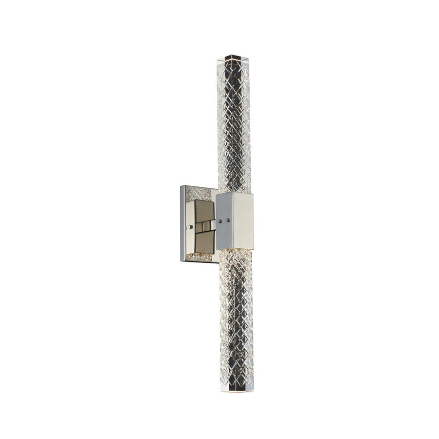 Apollo Luxury Crystal ADA Wall Sconce – Polished Chrome