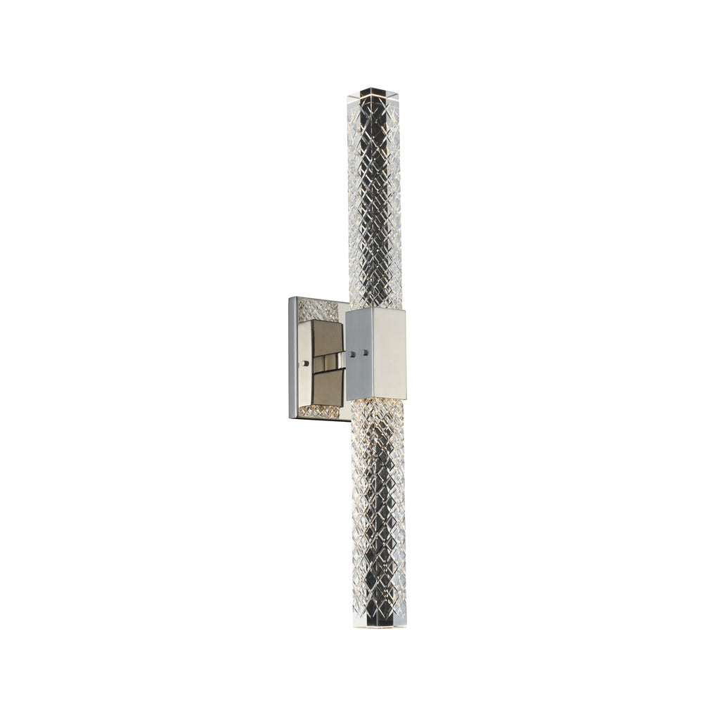 Apollo Luxury Crystal ADA Wall Sconce – Polished Chrome