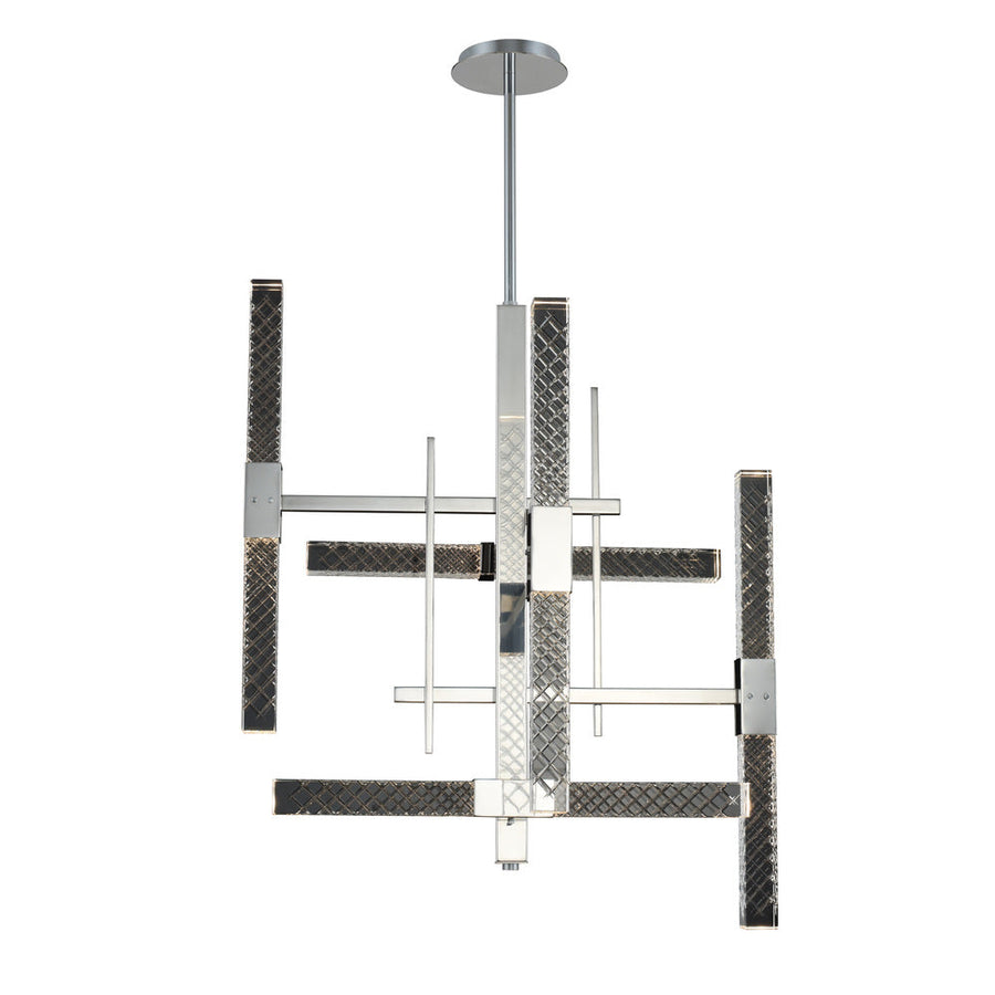 Apollo Luxury Crystal LED Chandelier – Polished Chrome