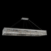 Rettangolo 72" Island – Polished Chrome by Allegri Crystal