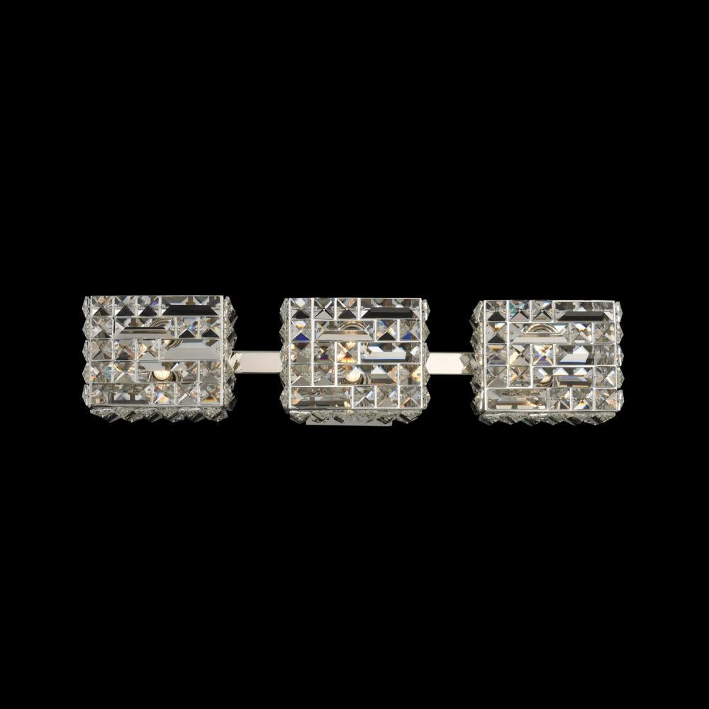 Marazzi Luxury Crystal Bath Light – Polished Nickel