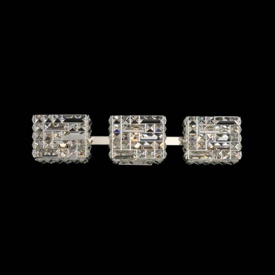 Marazzi Luxury Crystal Bath Light – Polished Nickel