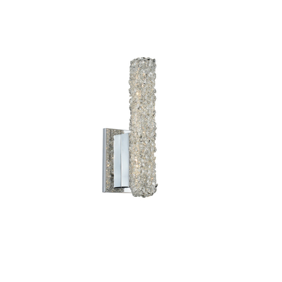 Lina Luxury Crystal Wall Sconce – Polished Chrome