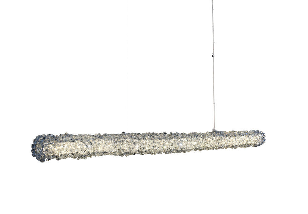 Lina 46" LED Island – Polished Chrome by Allegri Crystal